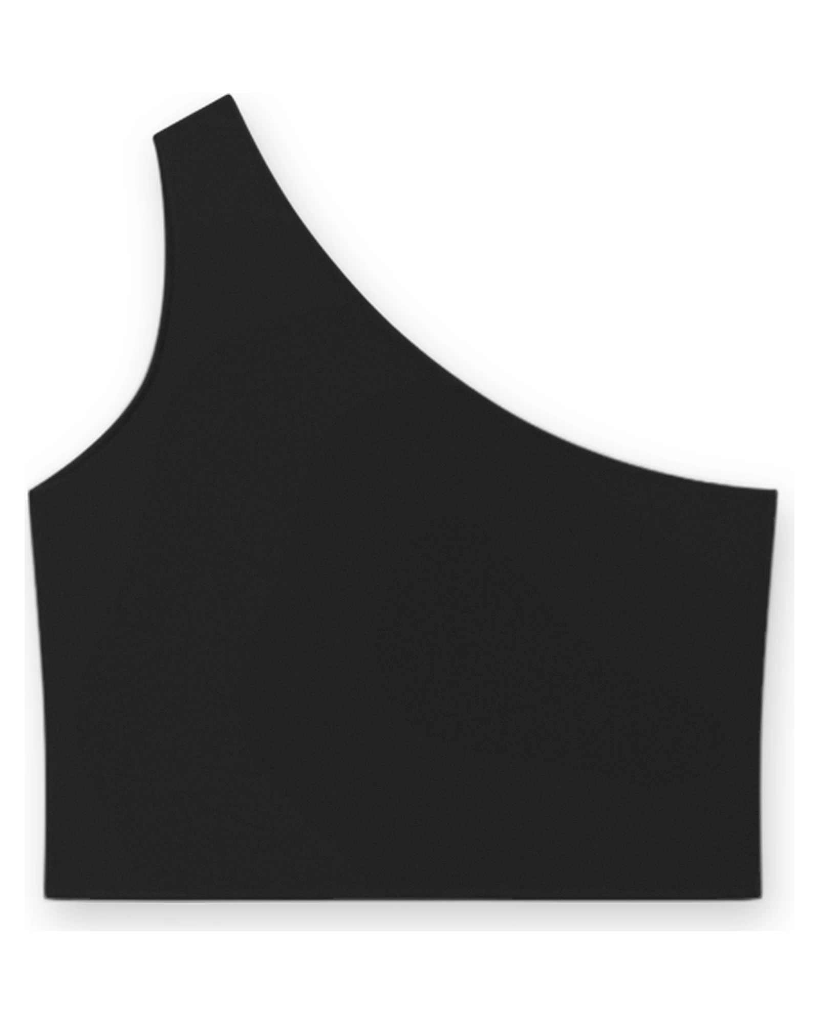 Débardeur Asymétrique Noir pour Femme -