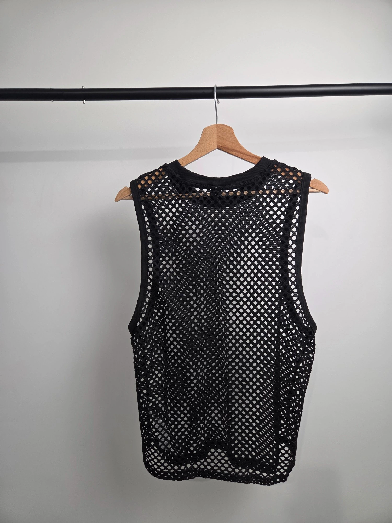 Débardeur Filet Mesh — Noir — T-shirt hard techno homme