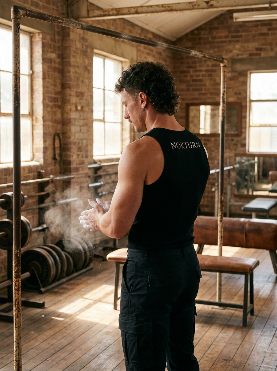 Débardeur Noir - NOKTURN — T-shirt hard techno homme