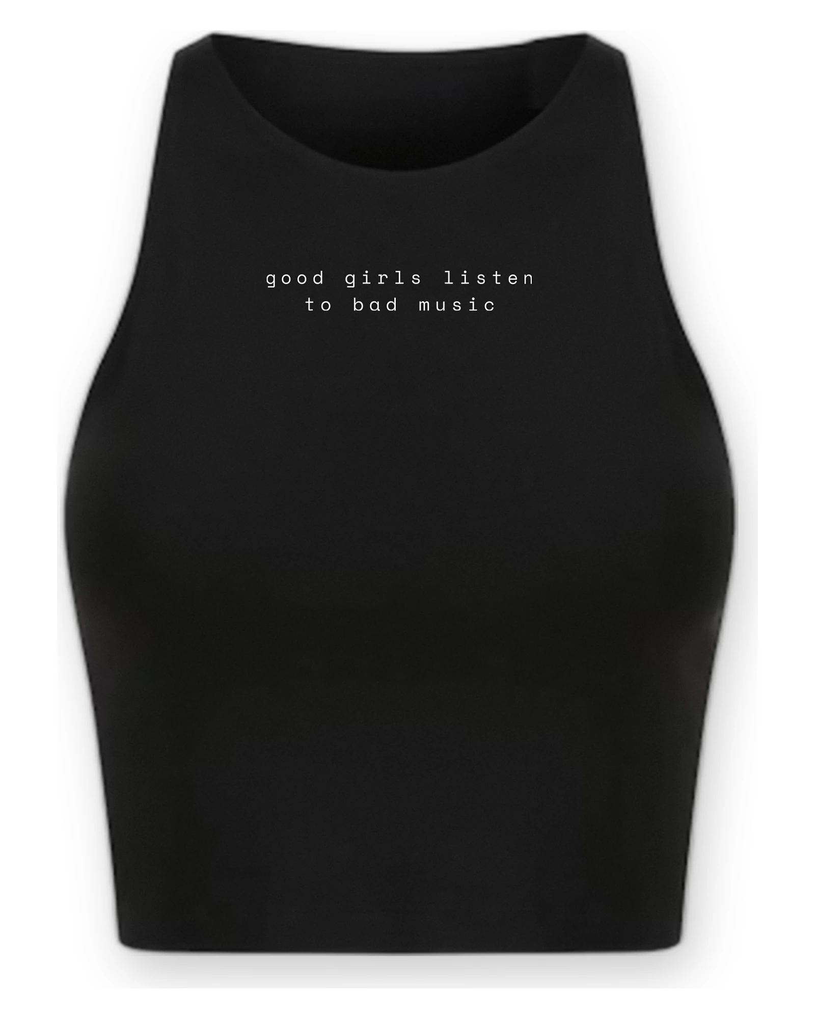 Débardeur Noir pour Femme - Good girls — T-shirt hard techno femme