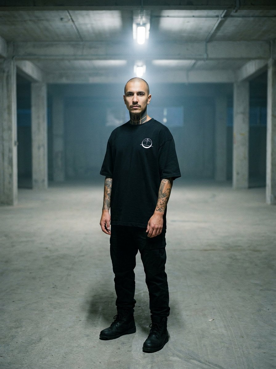 T-shirt Oversize Noir - Annihilate. — T-shirt hard techno