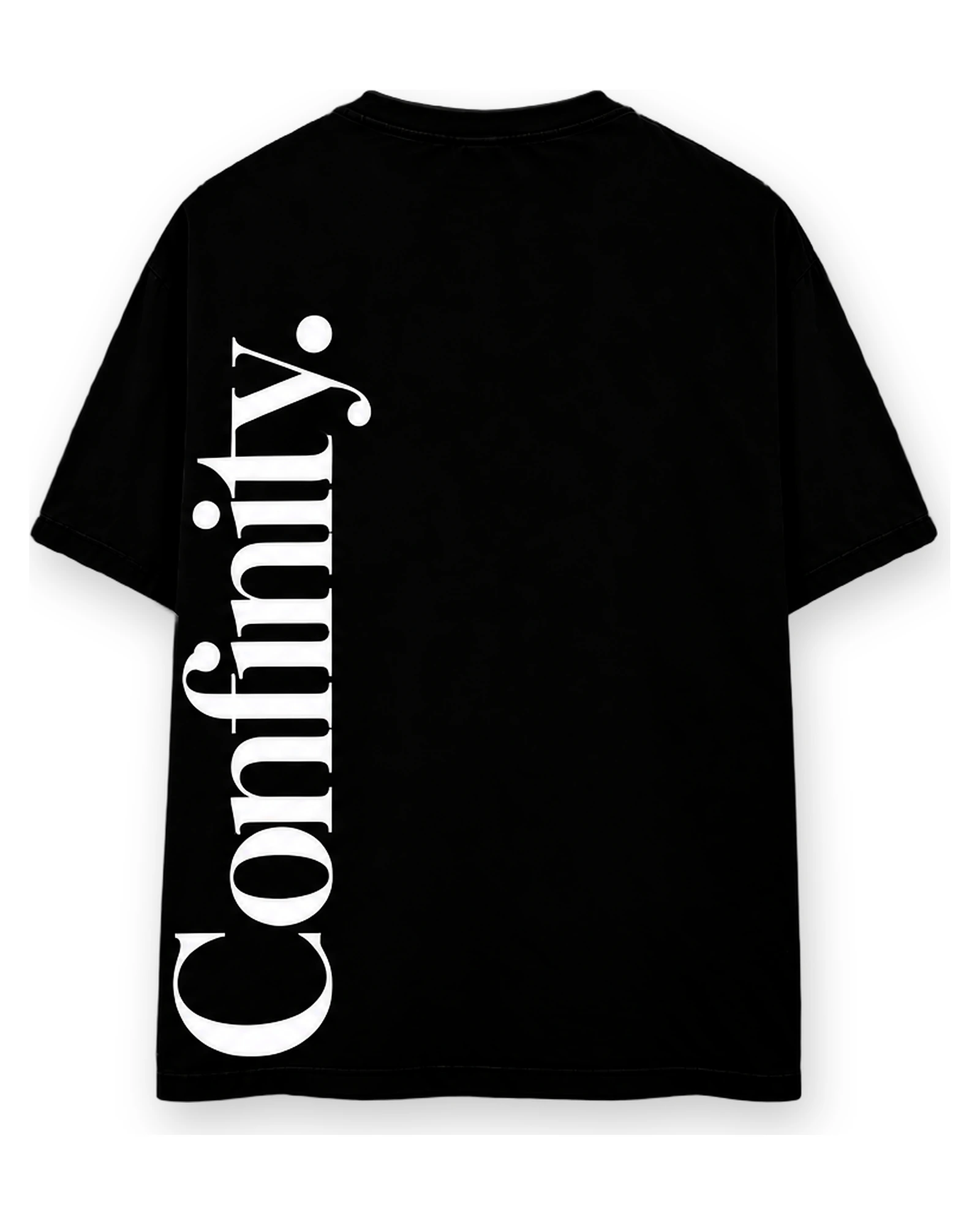 T-shirt Oversize Noir - Confinity. — T-shirt hard techno