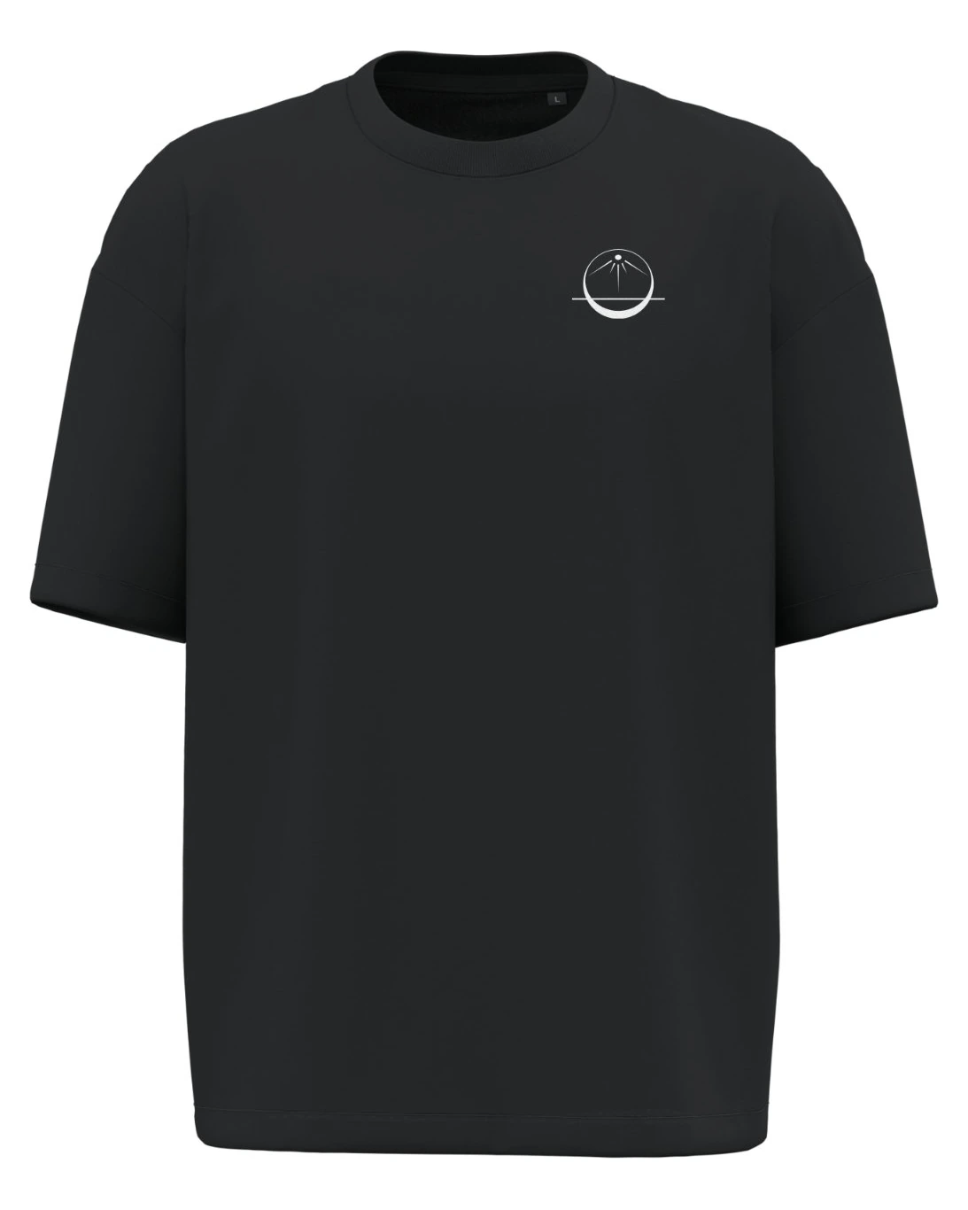 T-Shirt Oversize - Vague sélérate — T-shirt hard techno homme noir