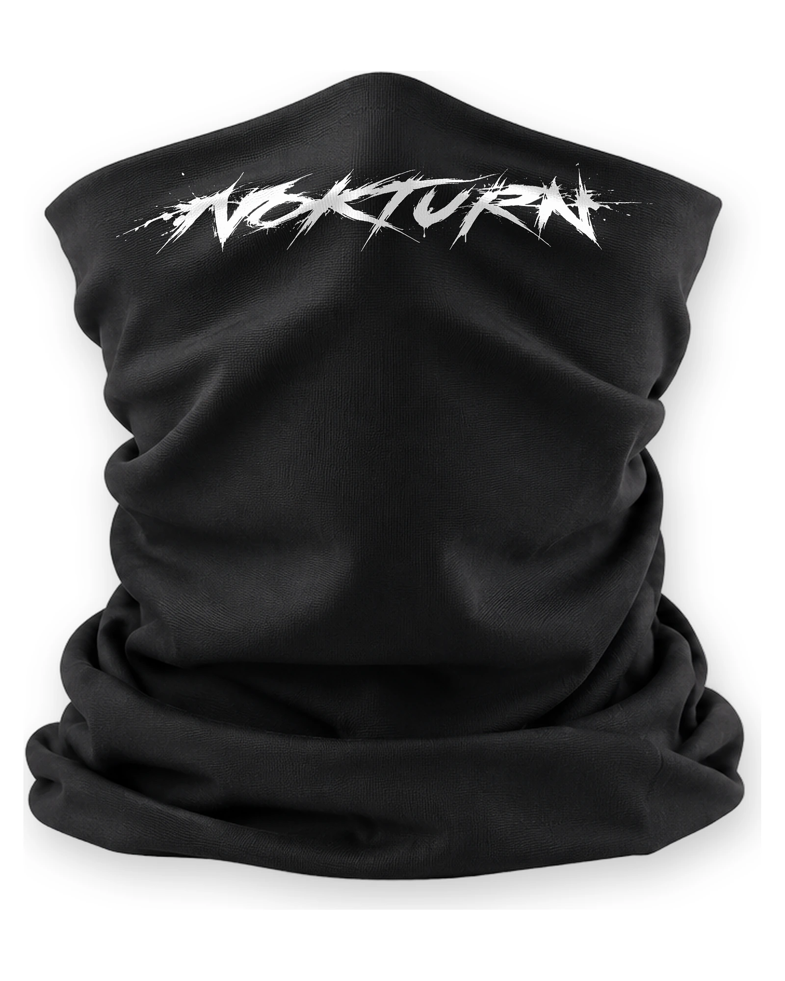 Tour de cou Noir - NOKTURN — Accessoire rave homme et femme